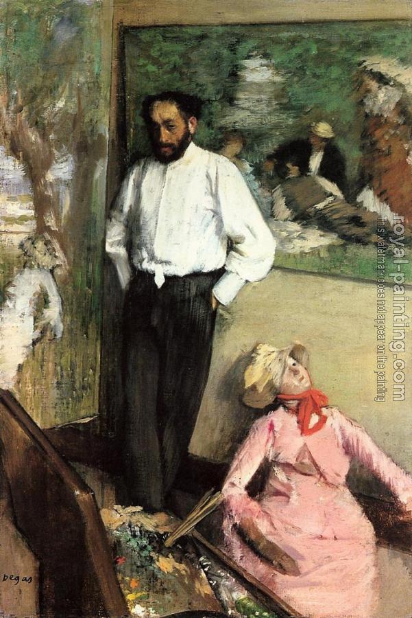 Edgar Degas : Portrait of Henri Michel Levy